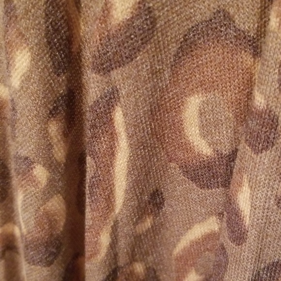 Plus - Animal Print Open Front Cardigan/Kimono - Picture 7 of 7